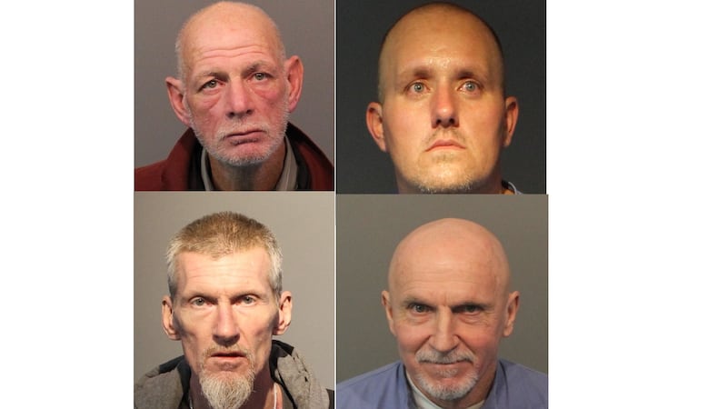 Gregory Young (top left), Joel Howell (top right), Michael Betts (bottom left), Randall...