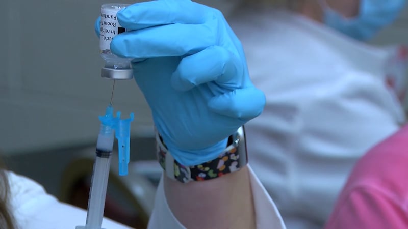A file image of a vaccine