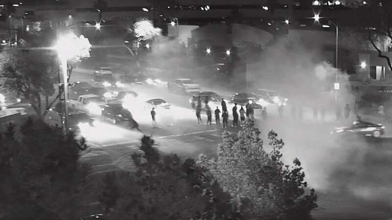 Las Vegas police ask for public’s help after 4 people shot during street takeover