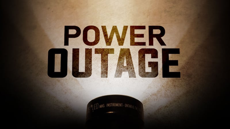 Power outage graphic