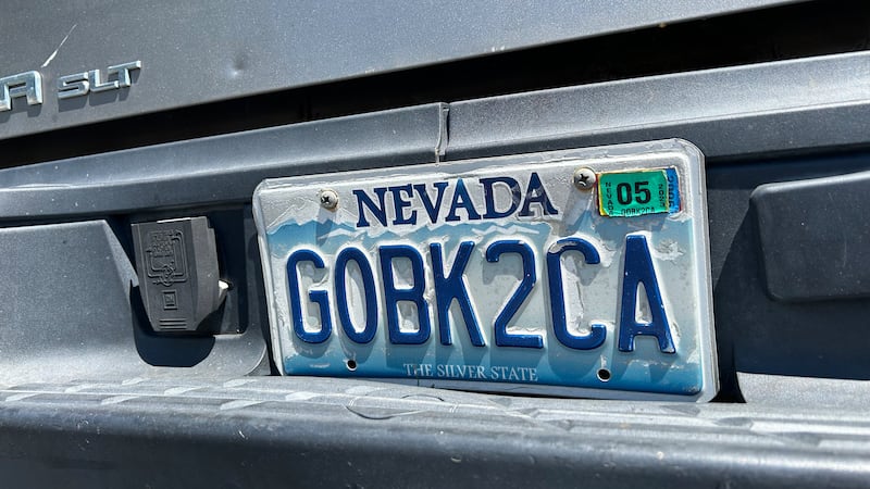 The Nevada DMV recalled this license plate after it went viral on Facebook, receiving more...