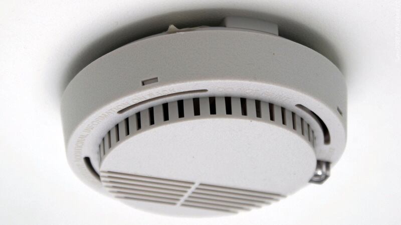 A smoke alarm