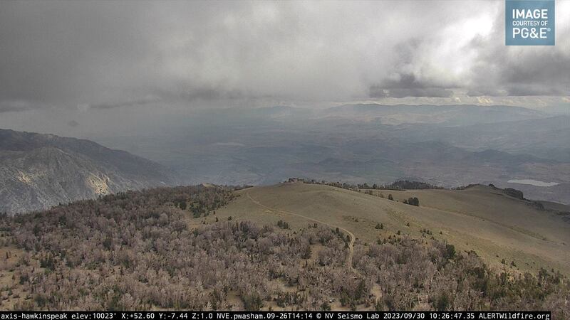 This is an image from Hawkins Peak on the Alert Wildfire web camera.