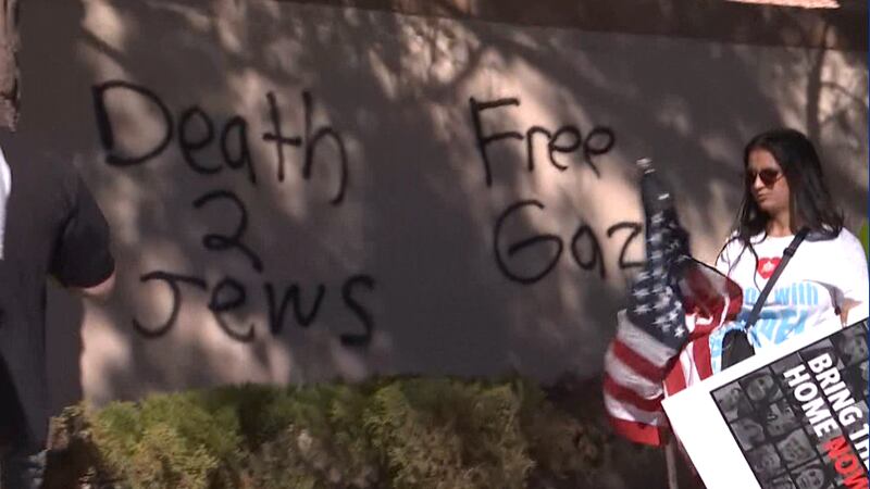 Police investigating antisemitic graffiti found in west Las Vegas
