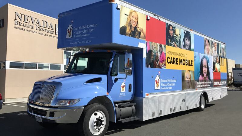 The Ronald McDonald Care Mobile is offering dental care to children in the North Valleys