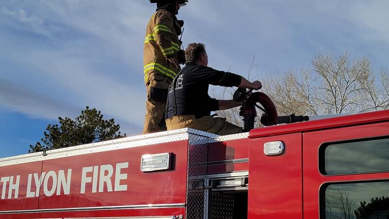 The fire broke out early Thursday afternoon