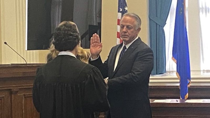 Former Clark County Sheriff Joe Lombardo was sworn in as Nevada's 31st Governor Monday