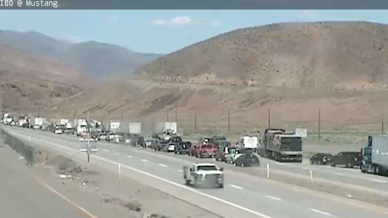 An image of the area of the crash shortly after it happened.