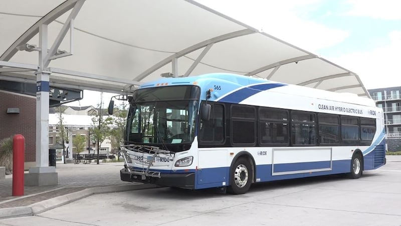 Officials with the Regional Transportation Commission of Washoe County toured Centennial Plaza...