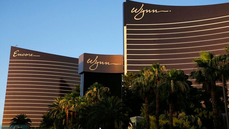 FILE - This photo shows the Wynn and Encore resorts in Las Vegas, June 17, 2014. (AP...