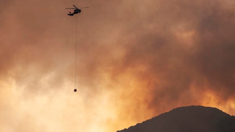 An image of the Red Canyon Fire