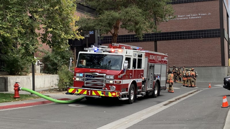 The fire broke out around 11:30 a.m. Monday