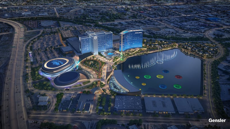 This rendering shows the proposed stadium