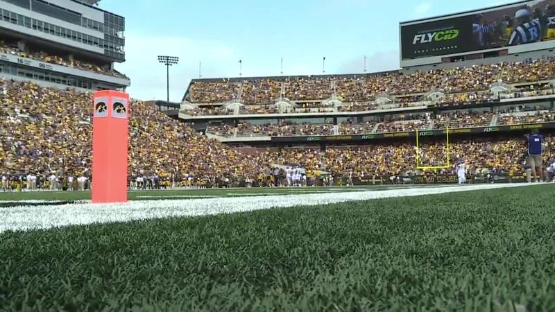 Kinnick stadium in Iowa City