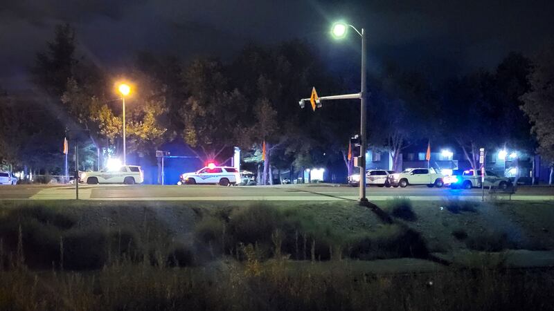 The scene of a fatal skateboarder crash in the 500 block of Sparks Boulevard.