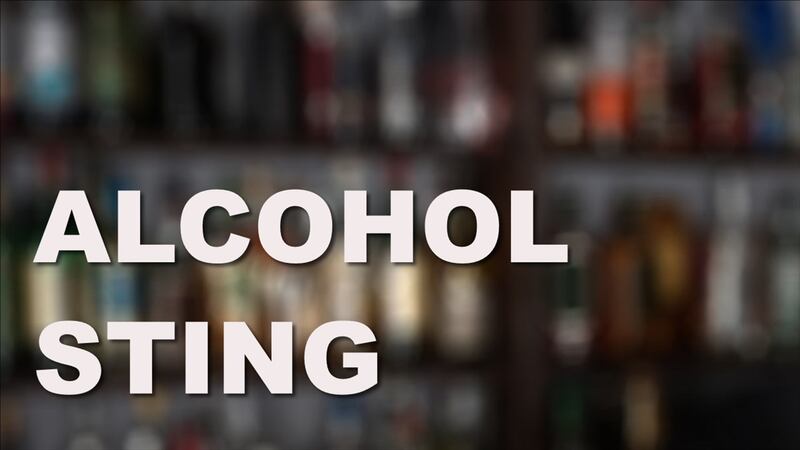 Alcohol sting graphic.