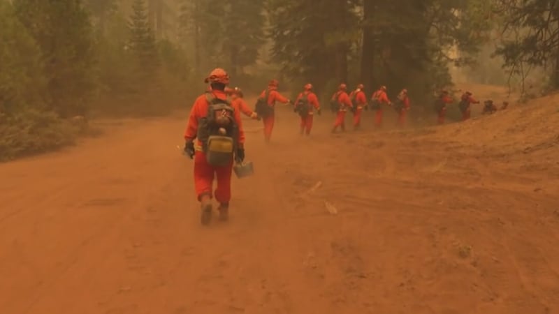Firefighters in Nevada
