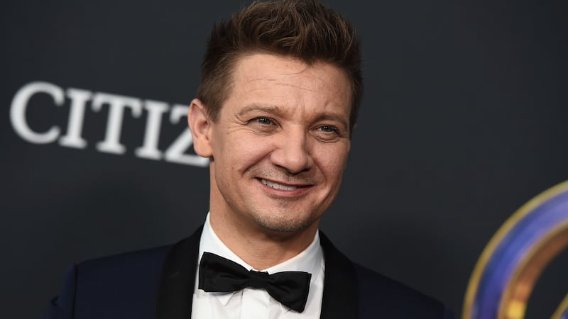 FILE - Jeremy Renner arrives at the premiere of "Avengers: Endgame" at the Los Angeles...