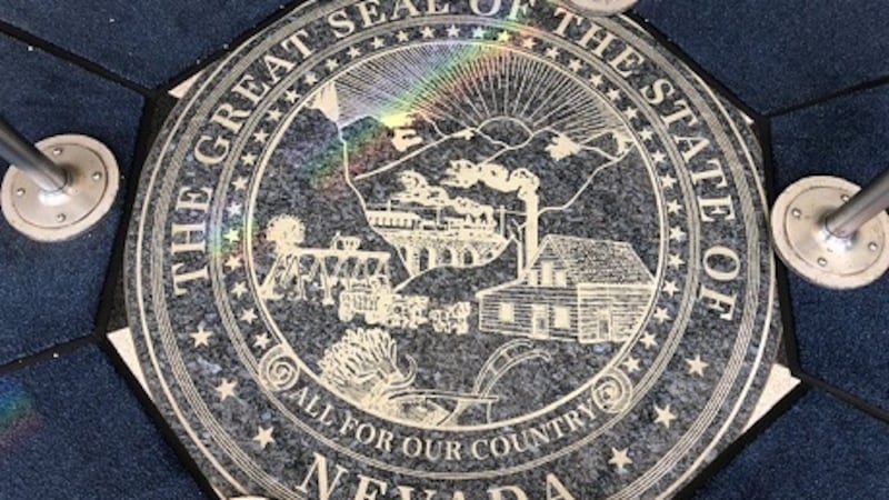 Seal of Nevada located at legislative building Carson City