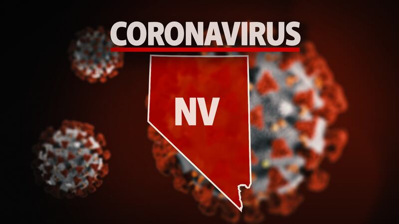 Nevada COVID-19 coronavirus graphic by The Associated Press.