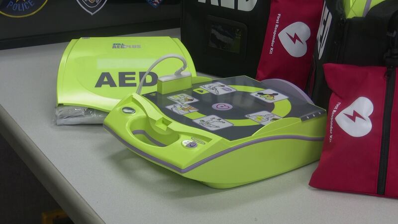 The school will be receiving two AEDs, much like the ones pictured here