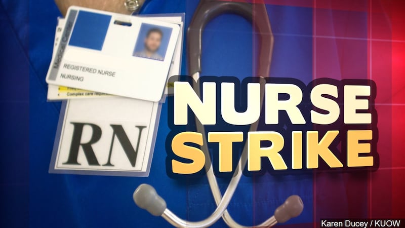 Nurse Strike Photo: Karen Ducey / KUOW