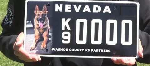 Washoe County K9 Partners license plate for sale - Vimarsana News